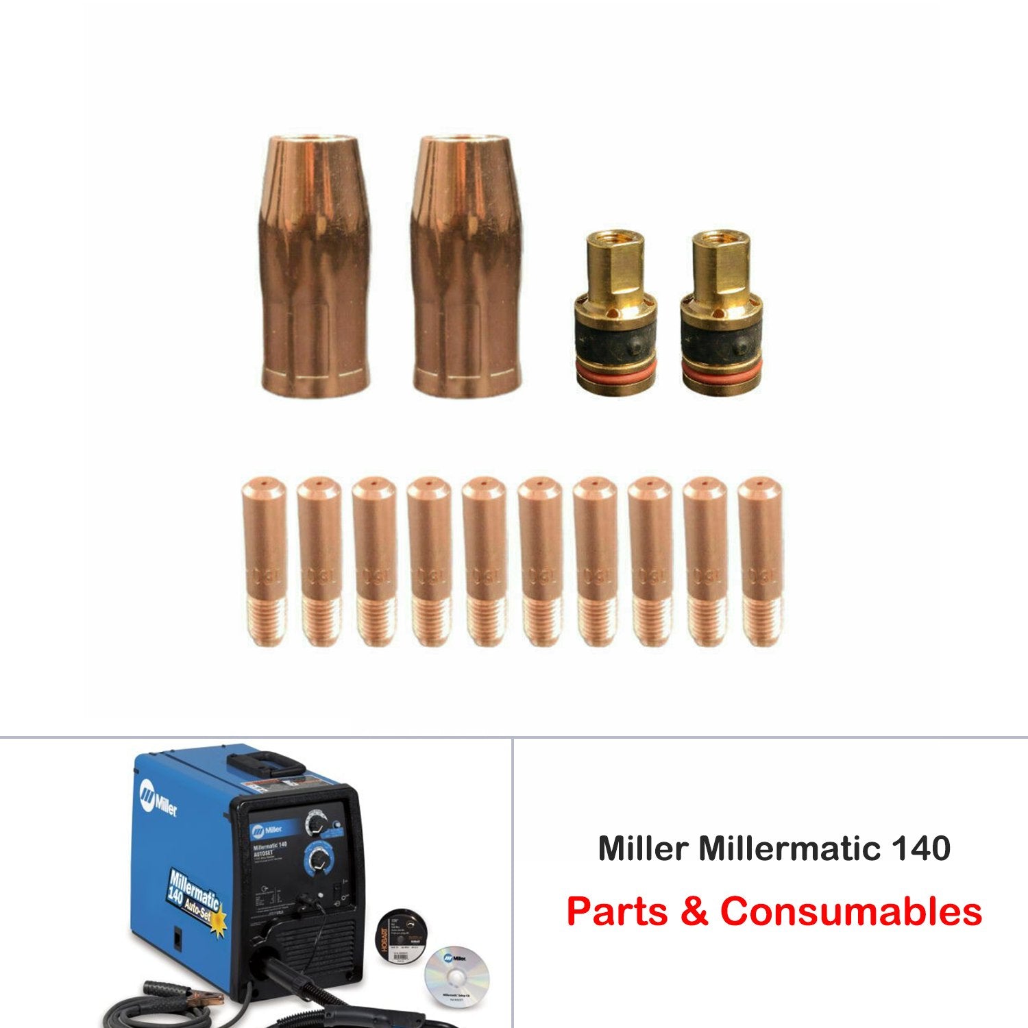 Miller Millermatic 140 MIG Welder Consumables and Parts – Smart Weld