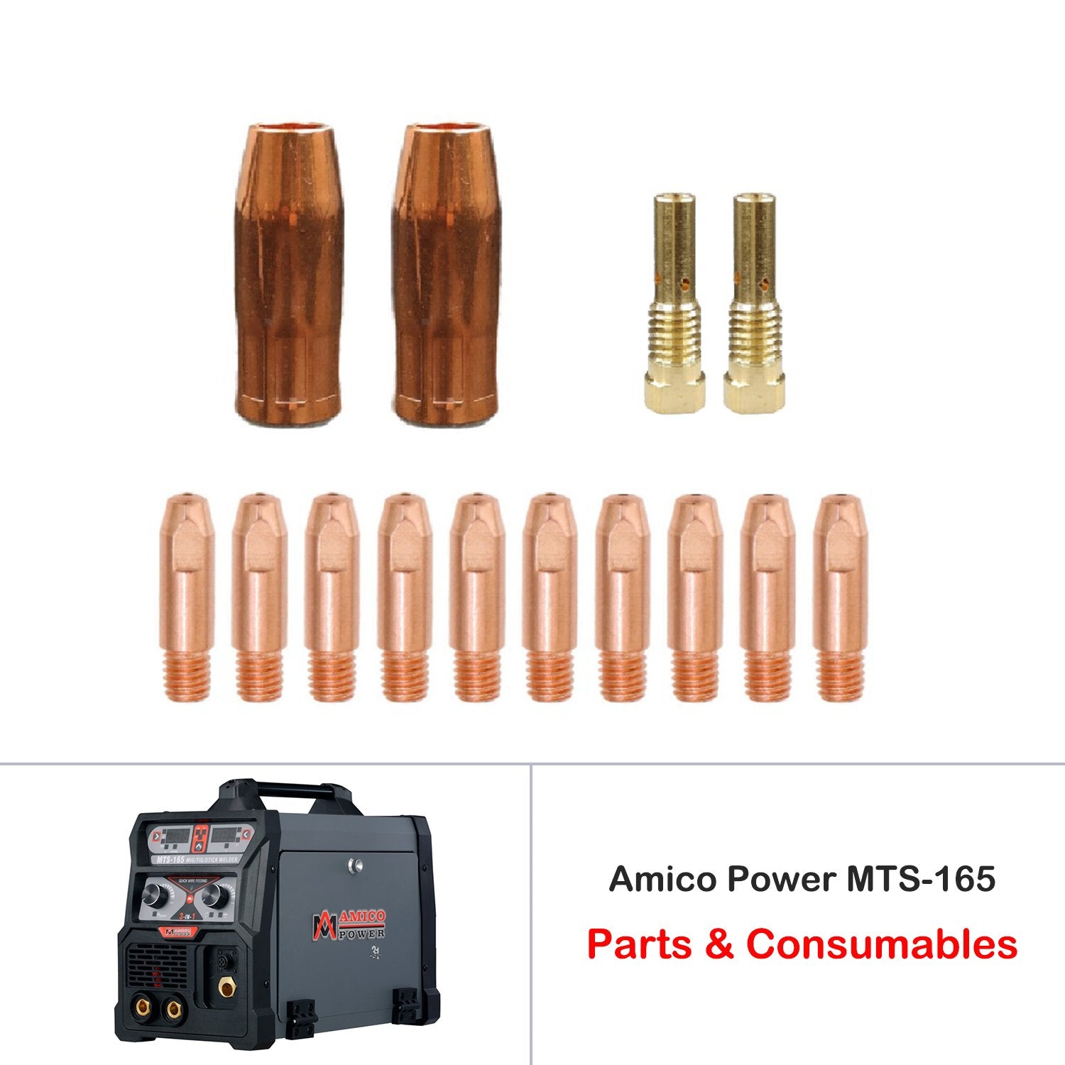 Amico MTS-165 3-IN-1 Welder Parts – Smart Weld