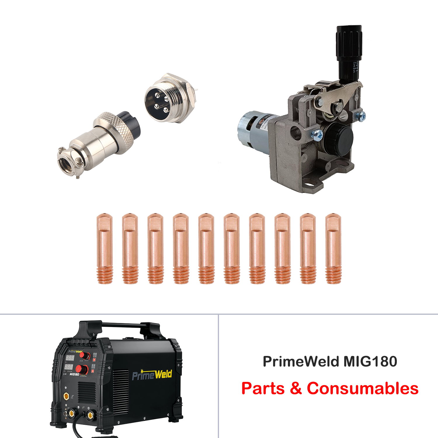 PrimeWeld MIG180 MIG Welder Parts Smart Weld