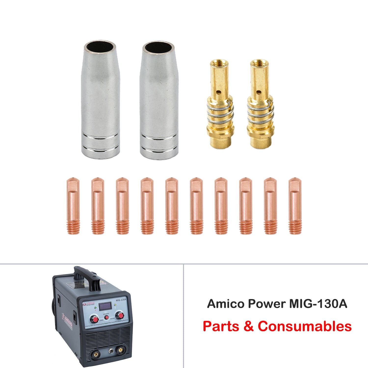 Amico MIG-130A MIG Welder Parts – Smart Weld