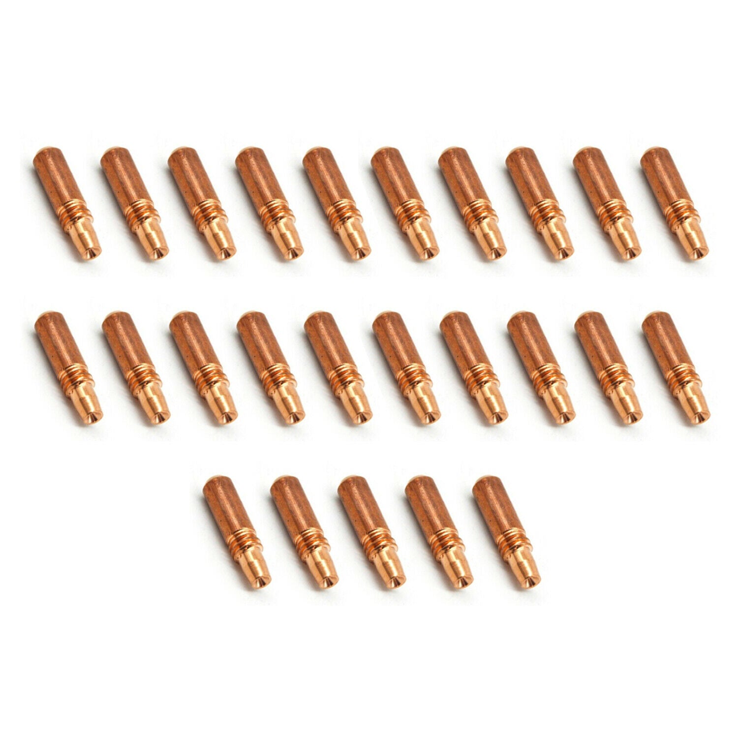 40Pcs MIG Contact Tips .030 | Fit Miller M10 M15 M25 M40 Torches | Brass Welding Tips | Replacement Consumables