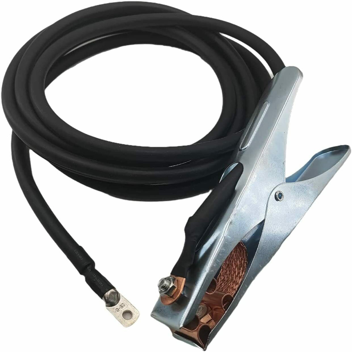 500A Ground Clamp #4 Cable 15ft 1/4" Lug