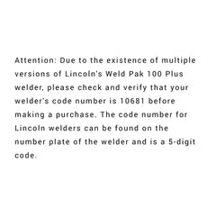 2 pcs Nozzles 1/2" Recessed fit Lincoln Weld Pak 100 Plus WeldPak 100Plus 10681 Welder