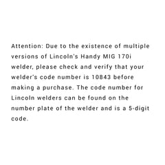 Liner 15ft fit up to .045 Wires fit Lincoln Handy MIG 170i 10843 Welder